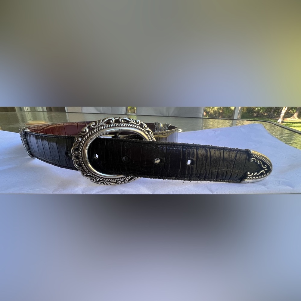 Brighton reversible black and brown belt size small